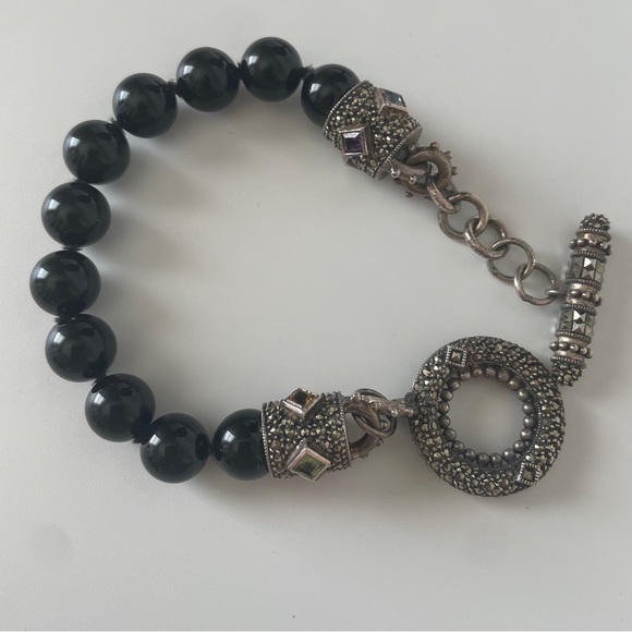 Sterling Marcasite Bracelet - Picture 1 of 6